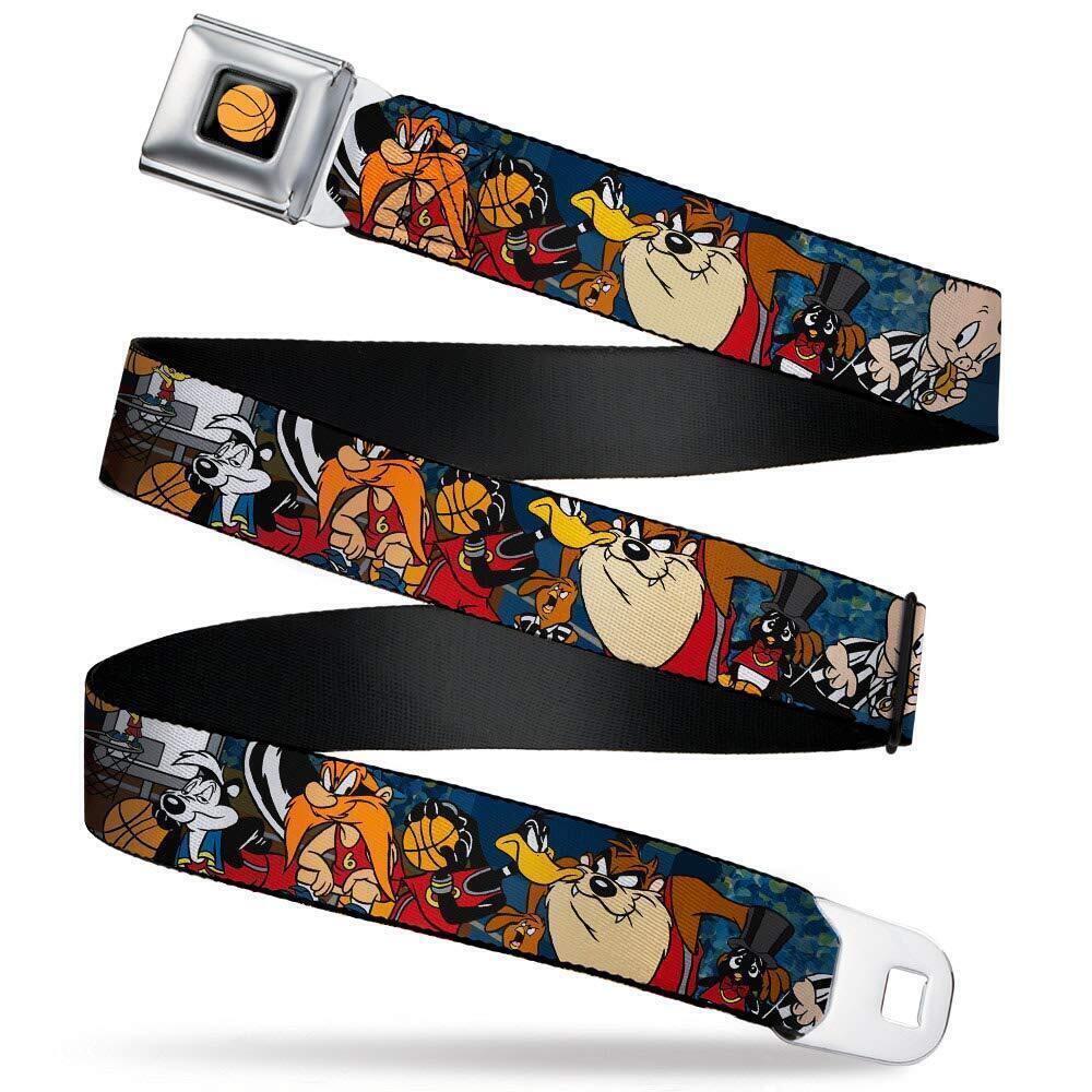 1722 Belt Seatbelt Buckle Looney Tunes Basketball 11 Players 2 Referees